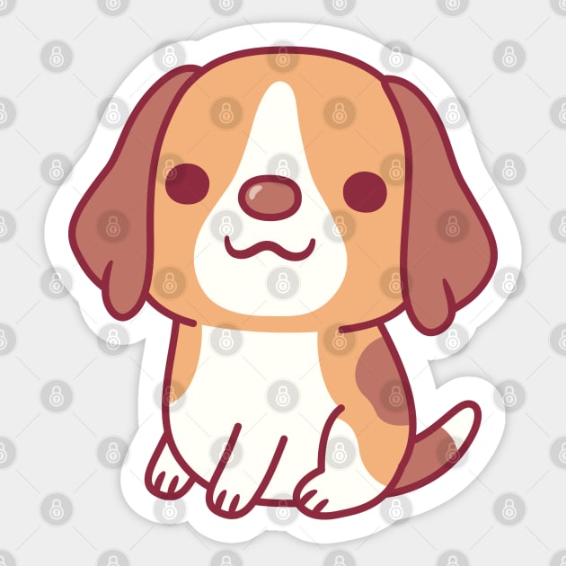Cute Little Beagle Puppy Dog Sticker by rustydoodle